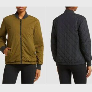Outdoor Research - Women’s Shadow Black Quilted Reversible Bomber Jacket - XL